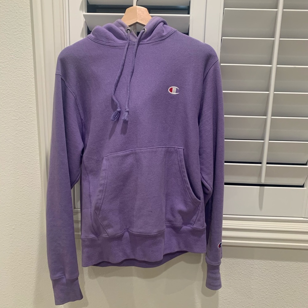 Champion light purple hoodie